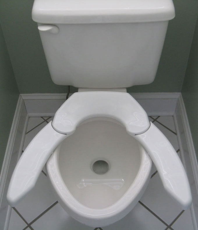 siège de toilette réglable