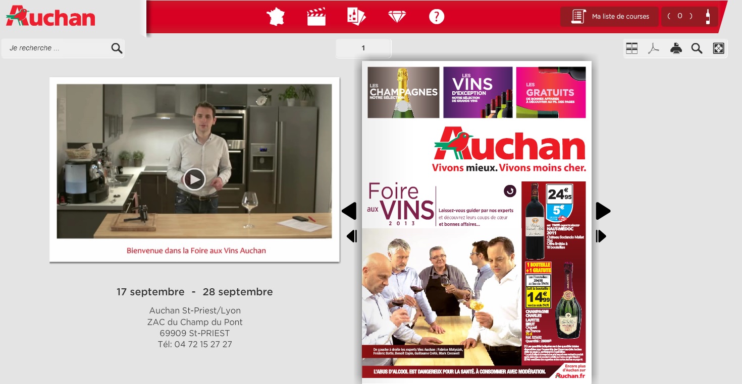 foire aux vins auchan