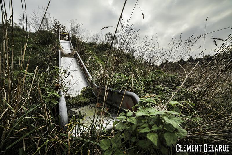 parc d'attraction abandonné