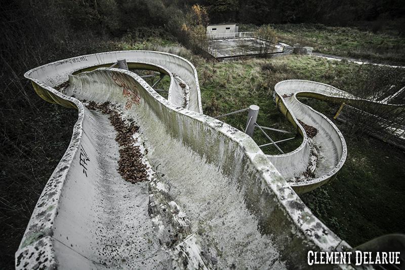 parc d'attraction abandonné