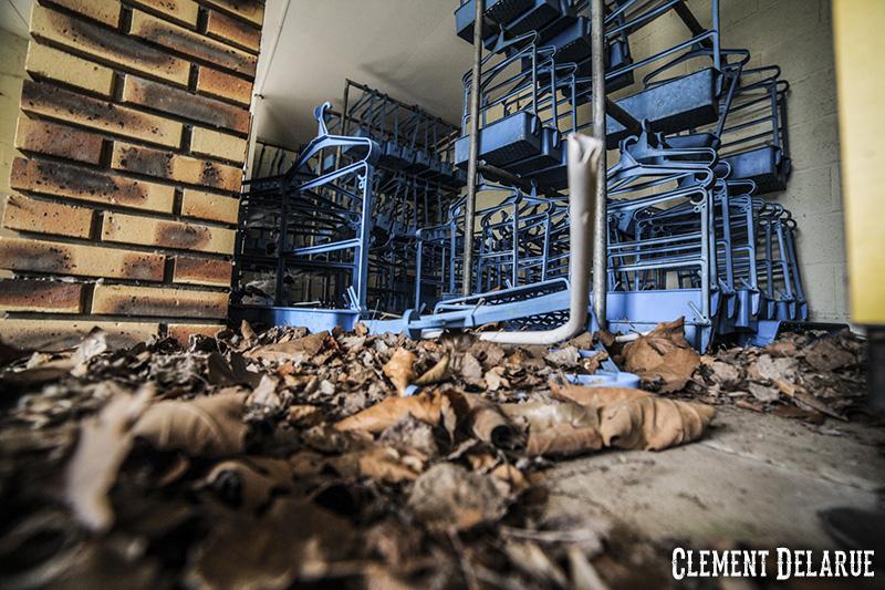 parc d'attraction abandonné