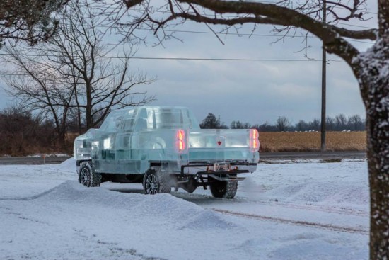 Canadian Tire pick-up glace