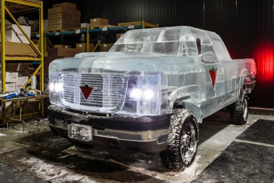 Canadian Tire pick-up glace