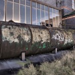 station de pompage abandonnée