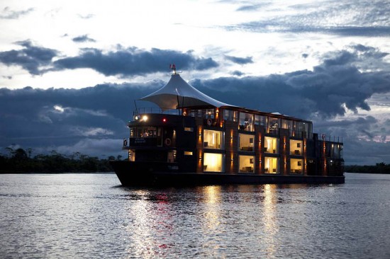 hôtel bateau de luxe Aqua Amazon