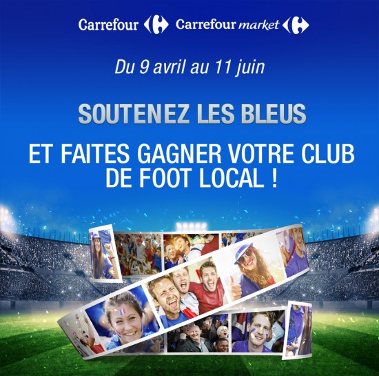 tous fans des bleus carrefour