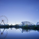 parc d'attraction abandonné