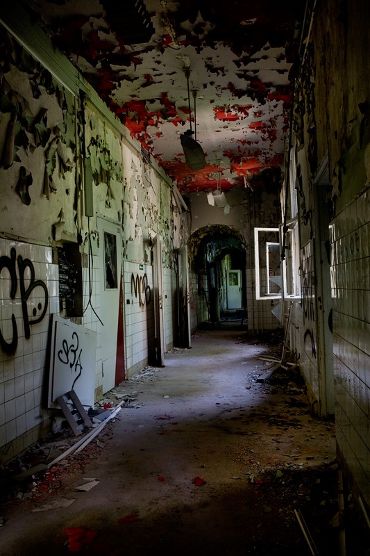 hôpital pour enfants abandonné
