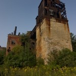 centrale à charbon abandonnée