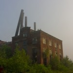 centrale à charbon abandonnée