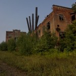 centrale à charbon abandonnée