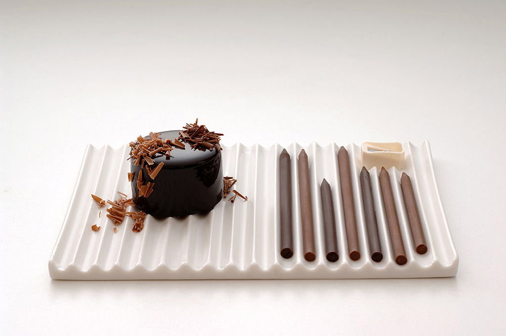 stylos en chocolat Nendo