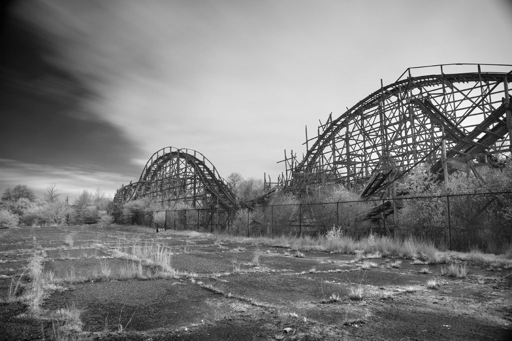Parc d'attraction abandonné