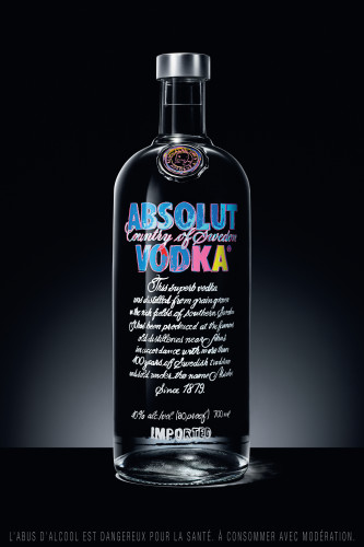 bouteille Absolut Vodka Andy Warhol