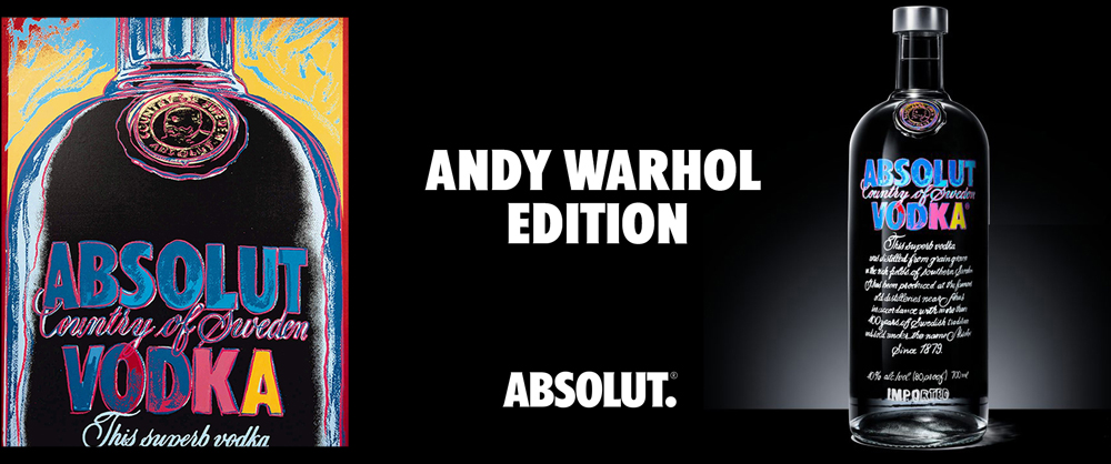 bouteille Absolut Vodka Andy Warhol