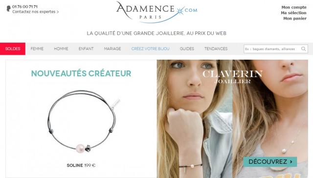 Adamence bijou sur mesure