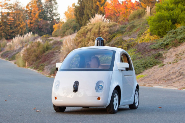 voiture sans chauffeur intérieur Google Car