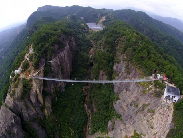 Chinese Skywalk pont en verre chine