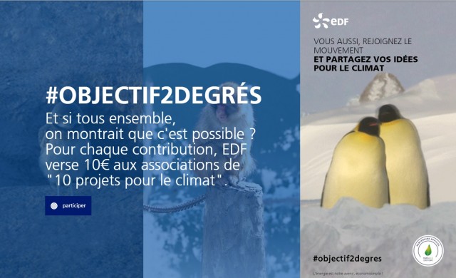 EDF COP 21 objectif2degrés 