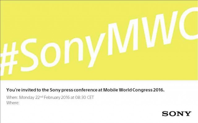 Mobile World Congress 2016 Sony