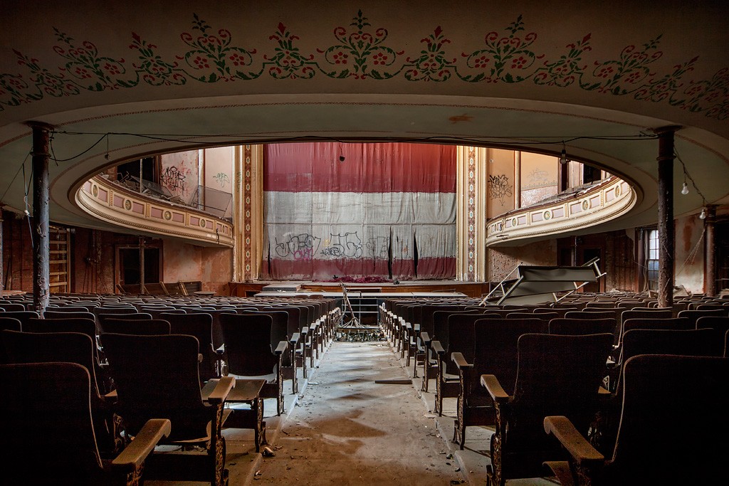 auditorium abandonné St Alphonsus Hall