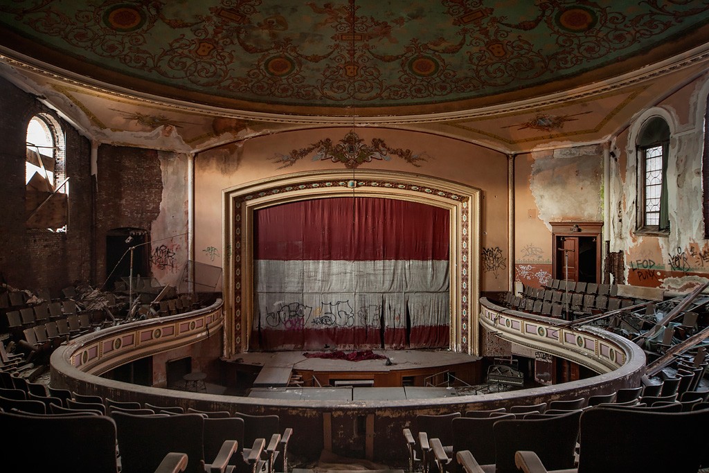 auditorium abandonné St Alphonsus Hall