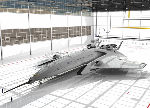 Flash Falcon jet supersonique futuriste