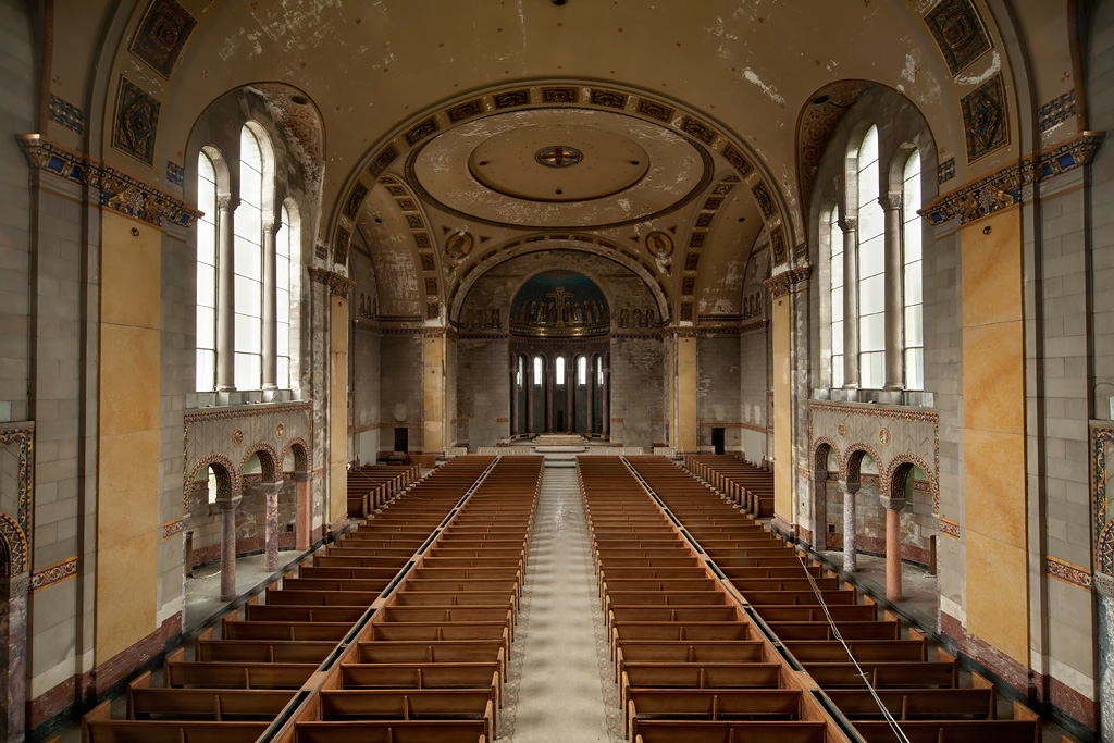 église de l'escroc Urbex America