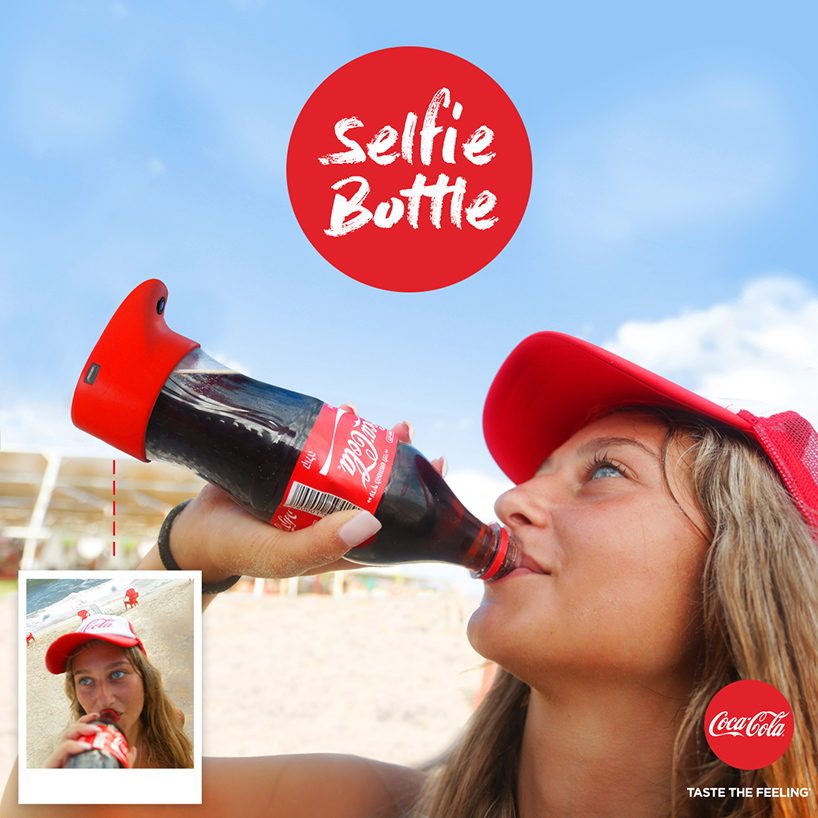 bouteille selfie Coca-Cola