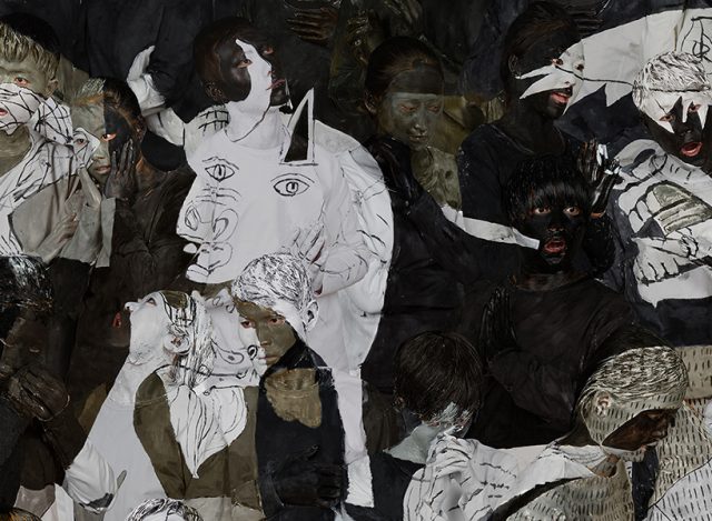 Liu Bolin peintures corps humains