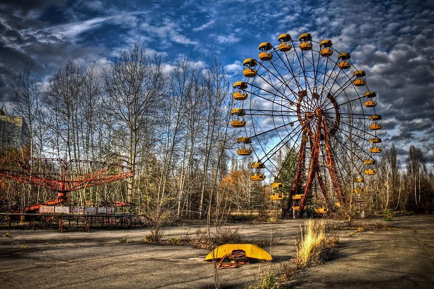 site de Tchernobyl ferme solaire