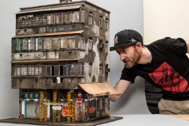 Joshua Smith miniatures de bâtiments abandonnés