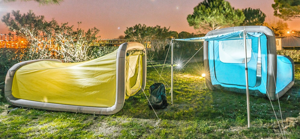 Gentlet dévoile des tentes de camping gonflables