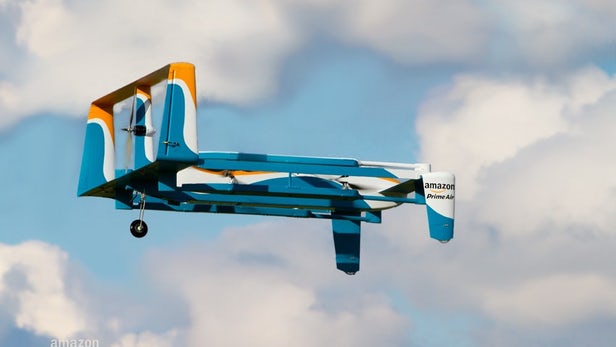 drones de livraison d'Amazon