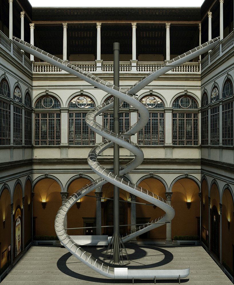 Carsten Höller dévoile son installation à double hélice au Palazzo Strozzi