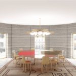 Une maison imprimée en 3D exposée lors du salon du design de Milan