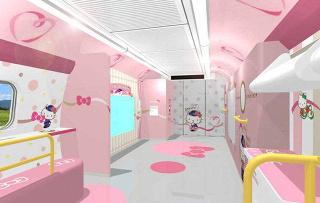 train Hello Kitty arrive au Japon cet été