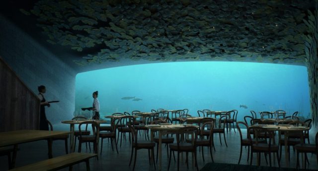 Le restaurant submergé de Snøhetta prend forme en Norvège