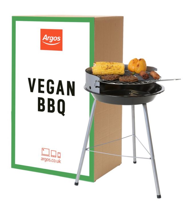 Le premier barbecue végétalien au monde dévoilé par Argos