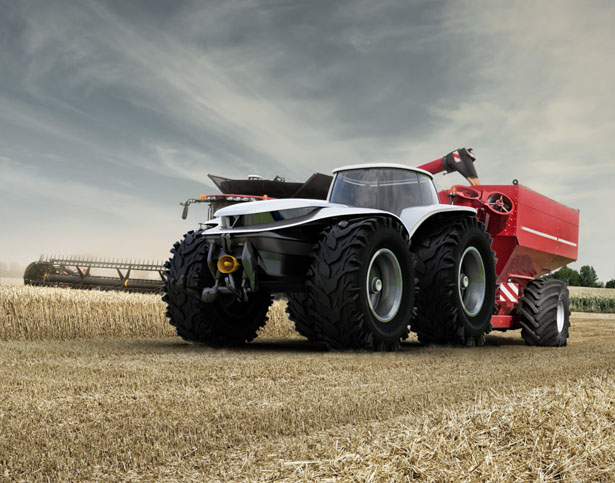 H202 Tractor – Un tracteur futuriste tout électrique avec système de conduite autonome 2
