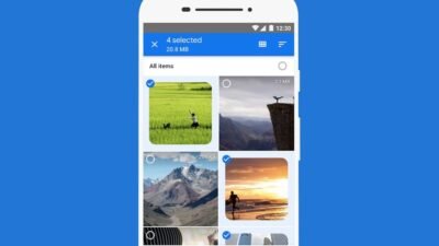 Application Files by Google sur un téléphone Android