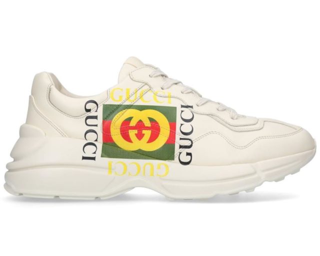 Les baskets chunky Gucci