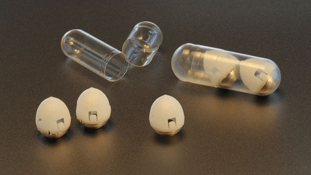La nouvelle capsule orale du MIT injecte de l'insuline à travers des microaiguilles