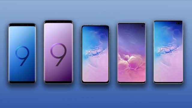 Samsung Galaxy S10e, S10 et S10+ vs Galaxy S9 et S9+