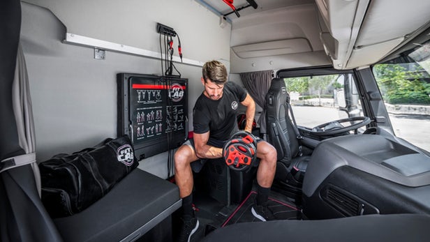 Fit Cab – Iveco dévoile une cabine de camion axée sur la condition physique