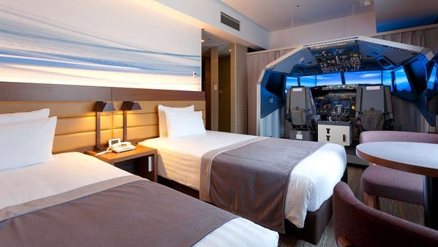 Le Haneda Excel Hotel Tokyu ajoute un simulateur de vol à ses chambres