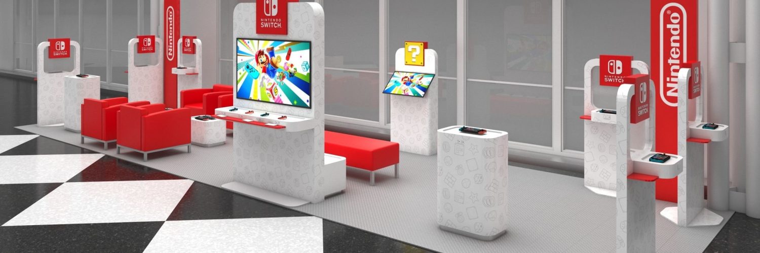 salons pop-up Switch seront installés dans quatre aéroports américains