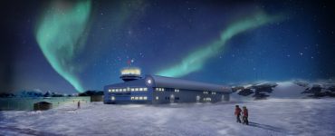 Discovery Building Début les travaux de la base aérodynamique en Antarctique