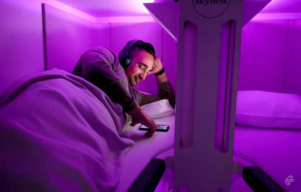 Skynest  - Air New Zealand dévoile des couchettes pour les voyageurs de la classe économique 1
