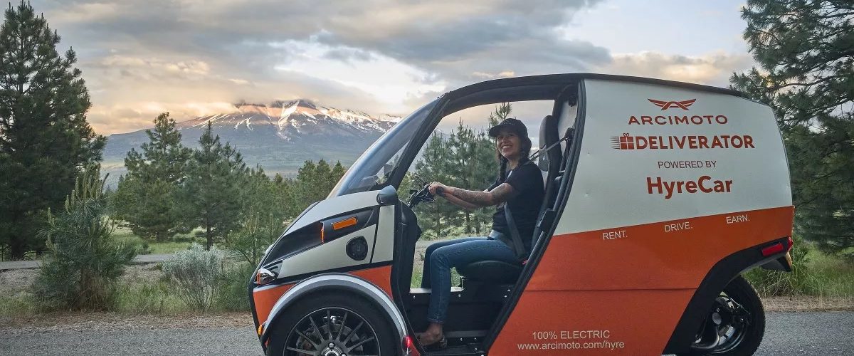 Arcimoto met à disposition le trois-roues électrique Deliverator